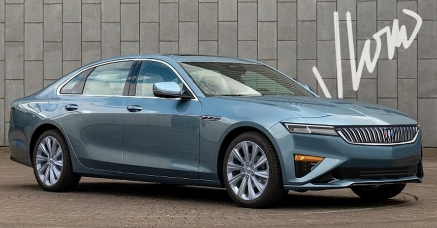 Rendering New 2026 Buick Park Avenue Wants A Chance To Make The Sedan  Rendering New 2026 Buick Park Avenue Wants A Chance To Make The Sedan